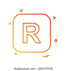 English Alphabets icon design vector 
