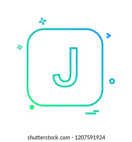 English Alphabets icon design vector 