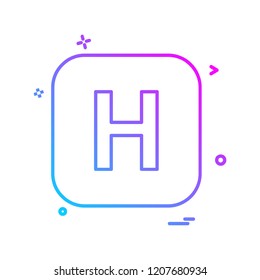 English Alphabets icon design vector 