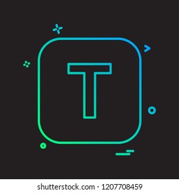 English Alphabets icon design vector 