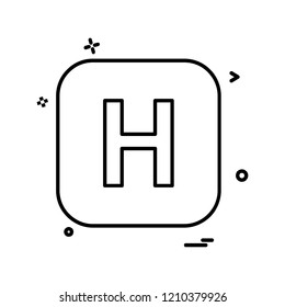 English Alphabets icon design vector 