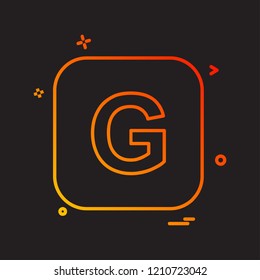 English Alphabets icon design vector 