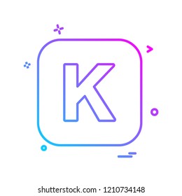 English Alphabets icon design vector 