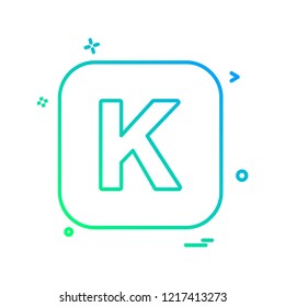 English Alphabets icon design vector 