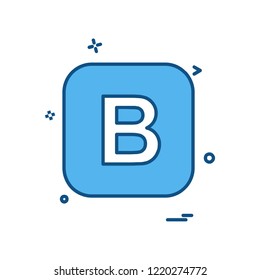 English Alphabets icon design vector 