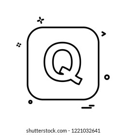 English Alphabets icon design vector 