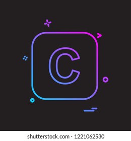 English Alphabets icon design vector 