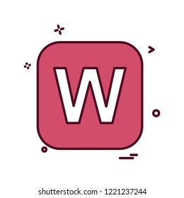 English Alphabets icon design vector 