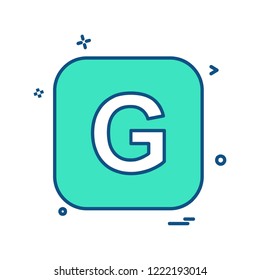 English Alphabets icon design vector 