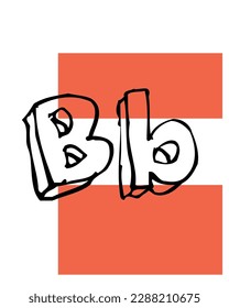English alphabets. Kindergarten English alphabets flashcards. learning made easy with helping visuals. Kids coloring flashcards