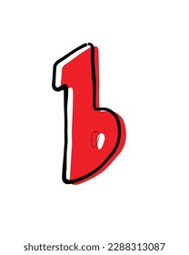 Alfabetos ingleses de arte vectorial. Alfabetos aislados para tarjetas de crédito para estudiantes de kindergarten. El aprendizaje de los niños se hizo fácil