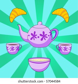 english breakfast set