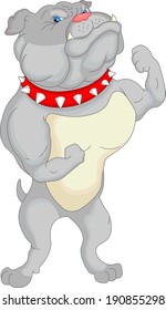 english bulldog cartoon