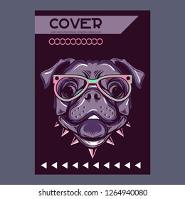 English Bulldog Pedigree Dog Breed Isolated Pet Puppy Face