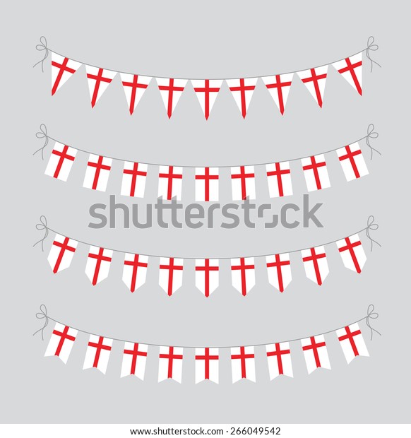 Party Flag Bunting Garland Set Fabric Bunting English Series A7042e Pocketpig Diary