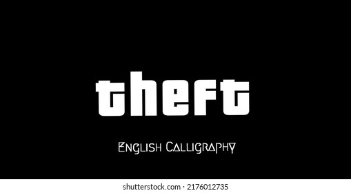 English Calligraphy text theft isolated.GTA VICE CITY LOGO Text.English Calligraphy text grand png file.Grand theft auto logo png.GTA logo png