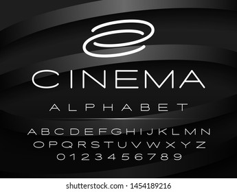 English capital letters design for logo, titles and more.