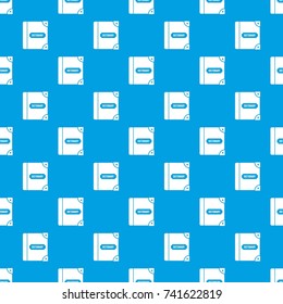 English dictionary pattern repeat seamless in blue color for any design. Vector geometric illustration