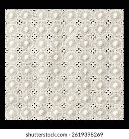 english embroidery fabric seamless open work hole embroidery lace vector pattern 