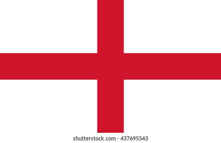 Original Simple Republic England Flag Isolated Stock Vector (Royalty ...