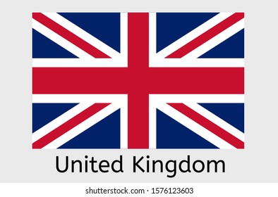 English Flag Icon United Kingdom Country Stock Vector (Royalty Free ...