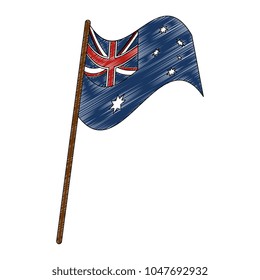 English flag isolated icon