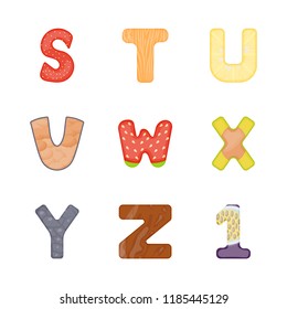 
English Flat Vector Icons 
