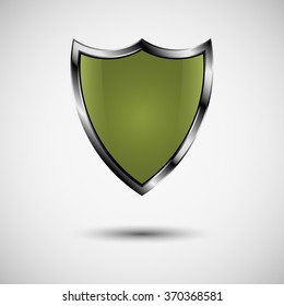 English heraldic shield in vector.