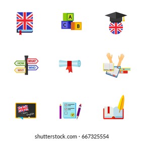 English icon set