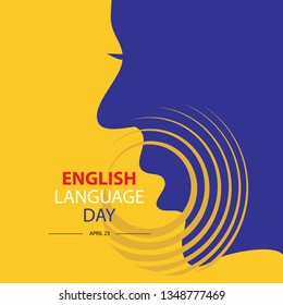 English Language Day Concept. April 23