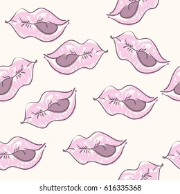 English Language Day seamless pattern