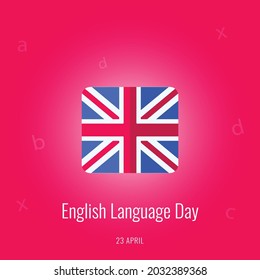 English Language Day, Vector illustration design.

