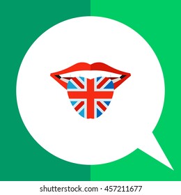 English Language Vector Icon