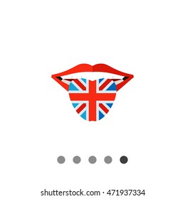 English Language Vector Icon