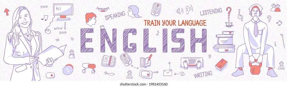 4,845 English course banner Images, Stock Photos & Vectors | Shutterstock