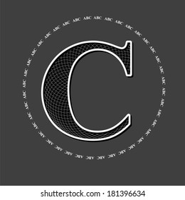 English letter C