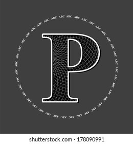 English letter P