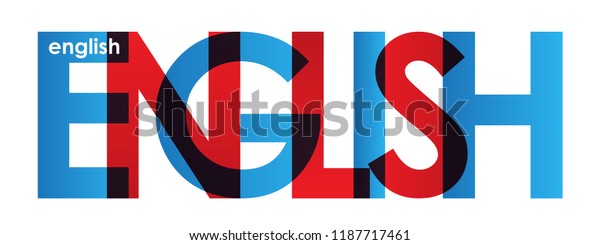 English Letters Banner Stock Vector (Royalty Free) 1187717461 ...