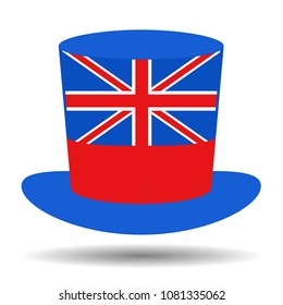 english london blue hat