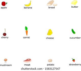 English names of some foods