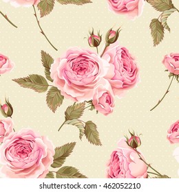 English roses seamless