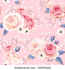 English roses seamless