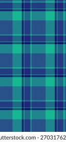 Inglês fundo de textura sem costura, criação xadrez verificar tartan. Padrão de Punk tecido vetor têxtil em azul e azul paleta de cores.