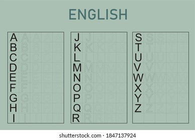 alphabet english spell