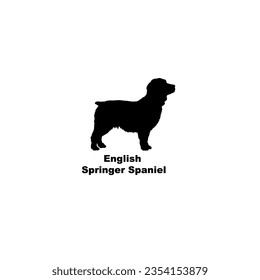 English Springer Spaniel dog silhouette dog breeds Animal Pet