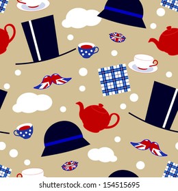 english tea party invitation