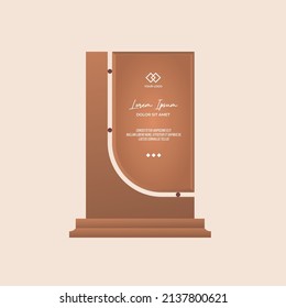 engraved handicrafts for souvenirs and keepsakes or trophies vector illustration concept design