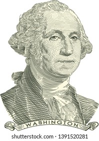Engraved Portrait for George Washington president