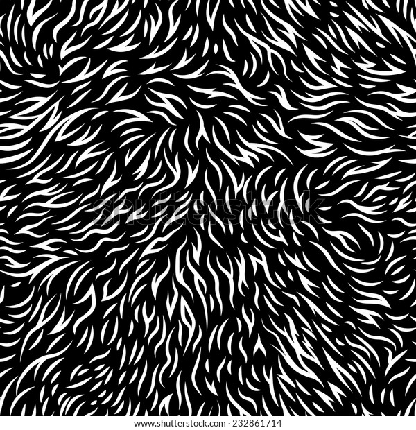 engraved seamless pattern
of fur texture