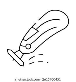 engraver multifunctional tool line icon vector. engraver multifunctional tool sign. isolated contour symbol black illustration